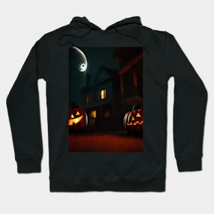 HALLOWEEN CRAZY MOON Hoodie